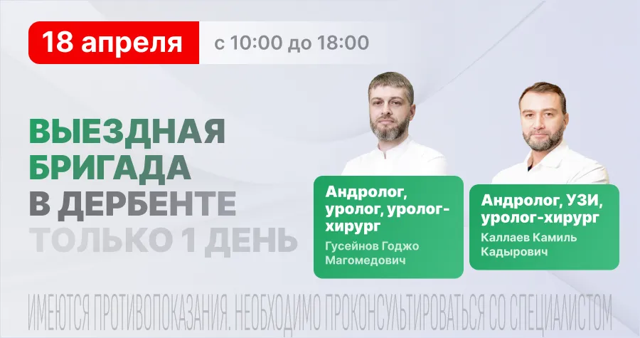 Выездная бригада специалистов в Дербенте